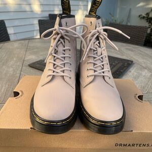 Dr. Martens Women's Zavala Vintage Taupe Boots